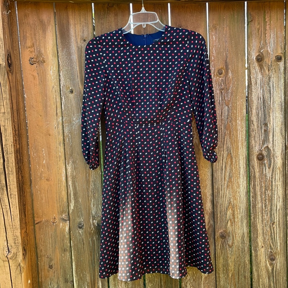 Ann Taylor Factory 3/4 sleeve, midi, flare dress
